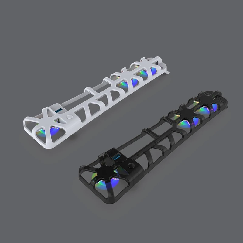 For PS5 PRO Cooling Fan For Playstation 5 PRO Disc Edition Digital Edition USB 3.0 Port And With RGB Lighting