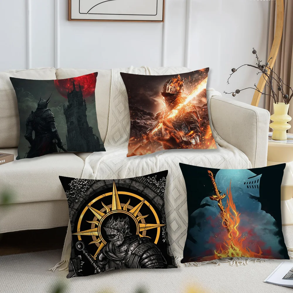 Dark Souls Game Pillow Case Fan Style Square Home Decor Cushion Cover Design Printed