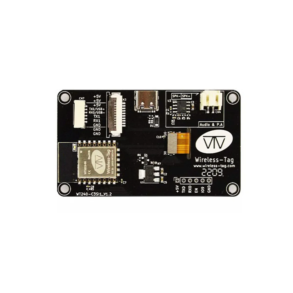 2.4 Inch Serial Screen Support WIFI Bluetooth IPS Screen Based on ESP32-C3 Development Board ZX240-C3SI1 Module