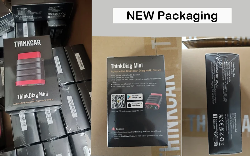 THINKCAR ThinkDiag Mini Automotive OBD2 Scanner Car Diagnostic Tools OBD Code Reader All System Diagnosis Lifetime Free Updater