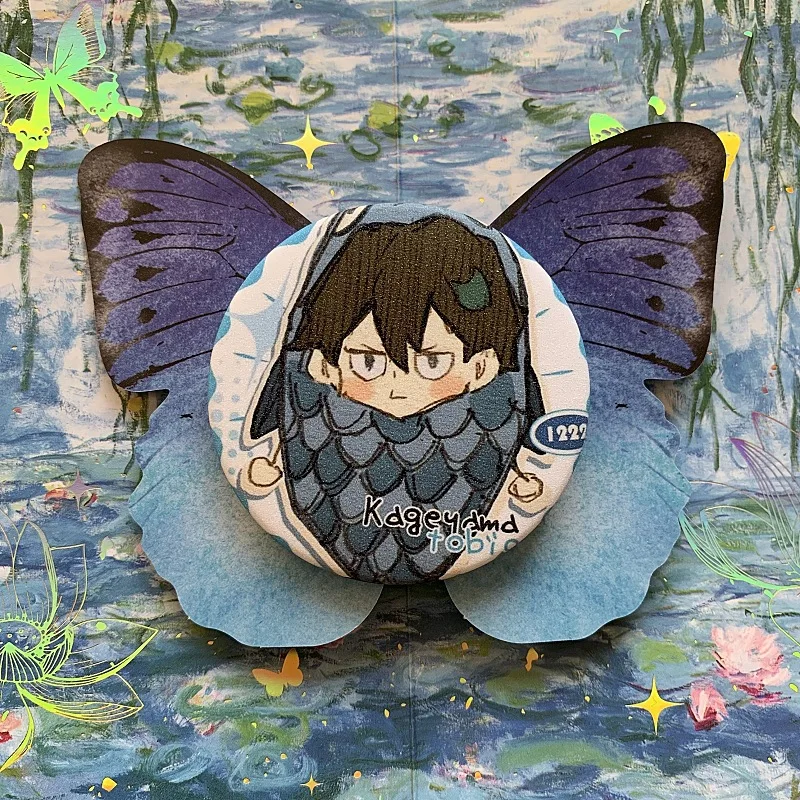 Anime Haikyuu Cartoon Danemark ge Pins, Shoyo HinMimigrant io Kageyama, Broches, Sac à dos, Vêtements, Accessoires, Cadeaux pour amis