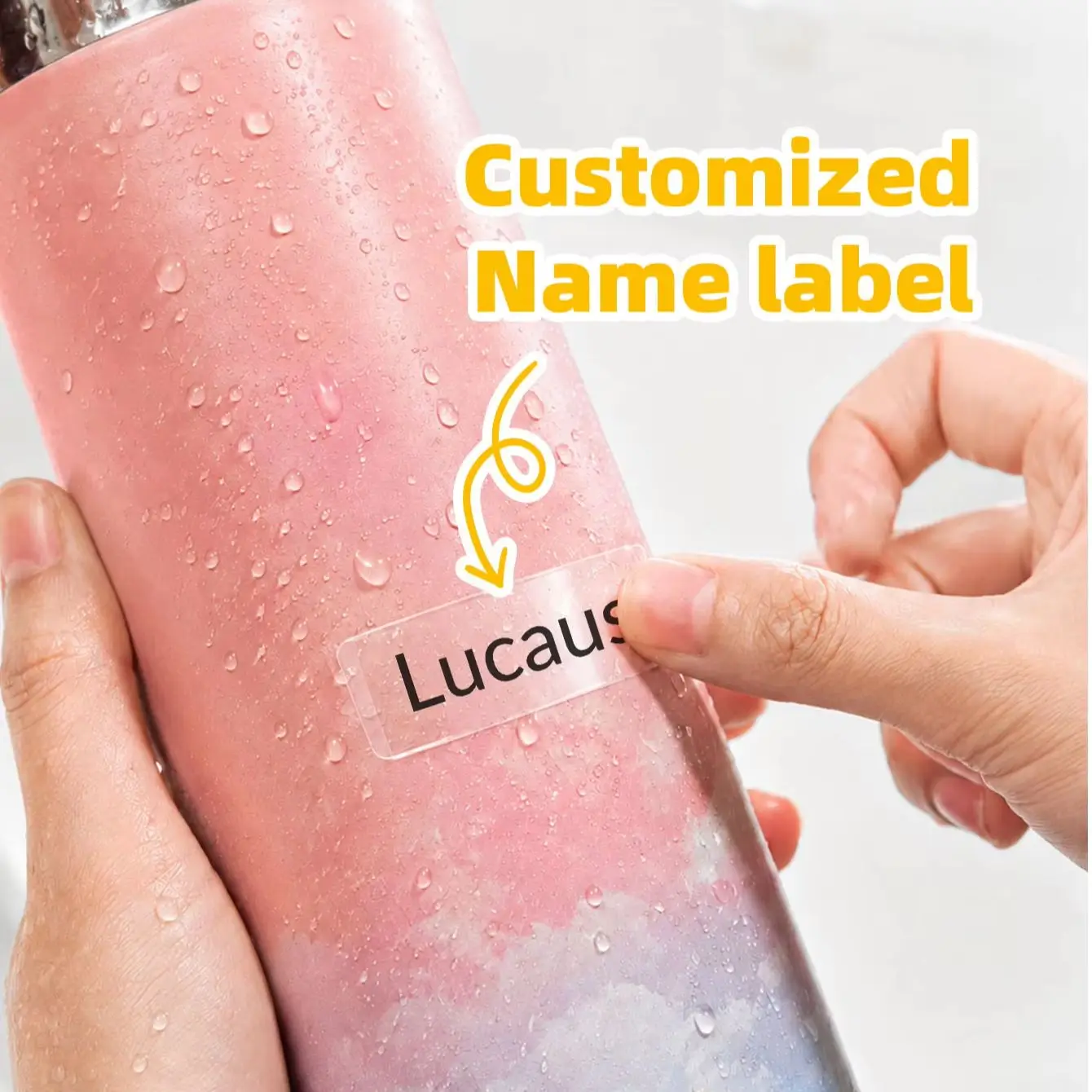 1-240PCS Custom Personalized Name Stickers for Suitcases, Folders, Clipboards, Mirrors, Bike Frames,Candy Bags&Gift Boxes Labels - view 3