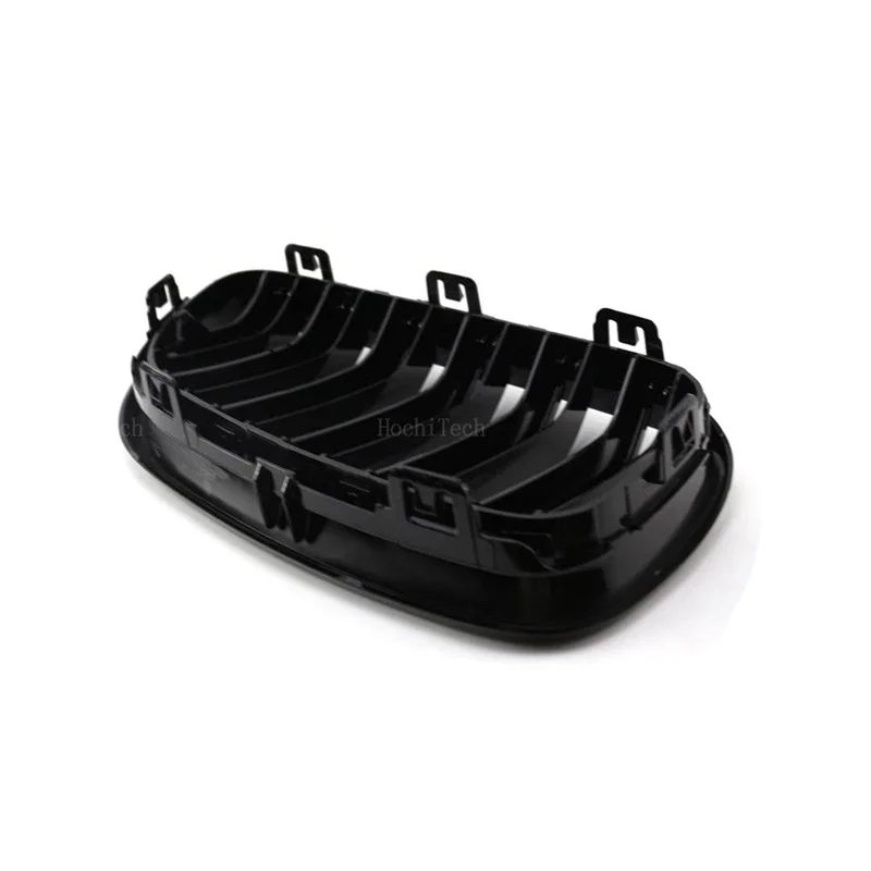 New Look Car Grille Grill Front Kidney Glossy 2 Line Double Slat For BMW 1 series F20 F21 LCI 2015-2018 Accessories