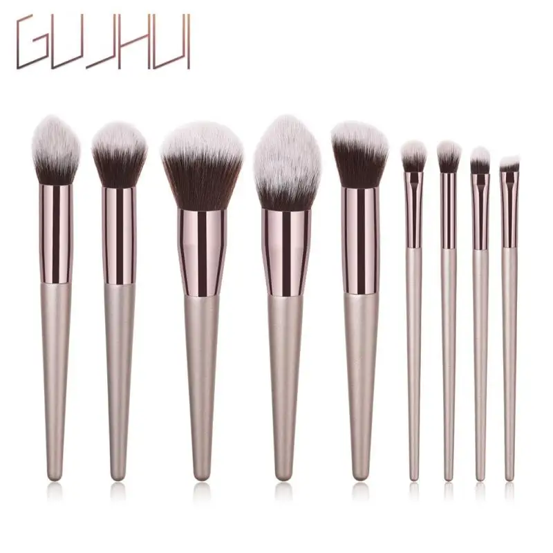 1 pz trucco Brushe Beauty Tool Champagne Gold Foundation Brush ombretto Eye Eyeliner Brush cosmetici strumenti spazzole