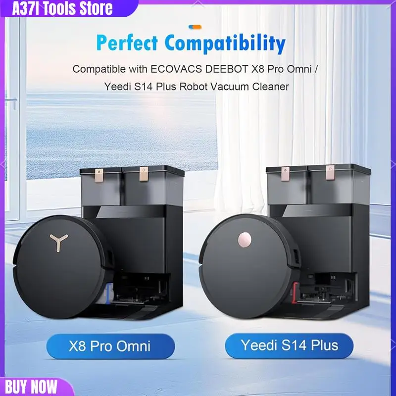 

Комплект сменных аксессуаров, совместимый с роботом-пылесосом ECOVACS DEEBOT X8 Pro Omnii/Yeedi S14 Plus, 20 шт. — [A37I]