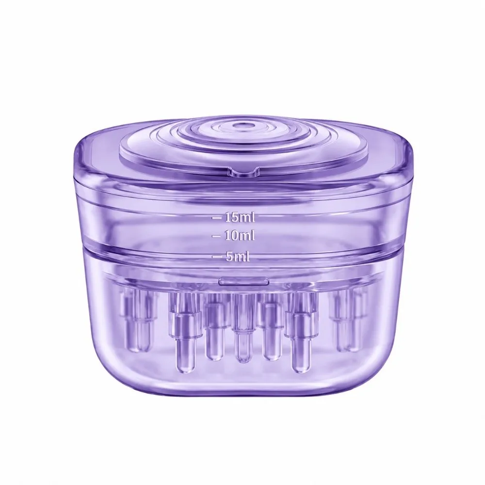 15ml Refillable Mini Scalp Applicator Comb Transparent PP Material Roller Ball Hair Oil Brush Multifunction Scalp Massage Tool