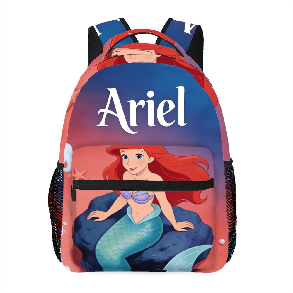 

1 шт., Русалочка Диснея, Ариэль, сидящая на коралловом дизайне, повседневная одежда принцессы Диснея для повседневной носки