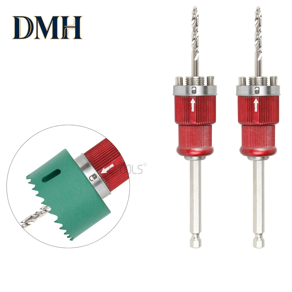 DMH-Thin Plate Positioning Hole Opener Connecting Rod Hexagonal Handle Quick Disassembly Connecting Rod Bimetallic Drilling Bit