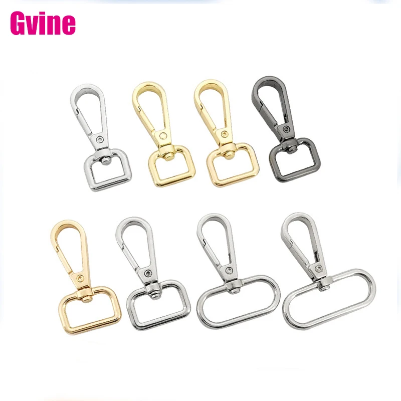 

10Pcs Metal Swivel Hook Lobster Clasap Dog Collar Buckles Carabiner Strap Snap Hooks Keychain DIY Bag Buckle Parts Accessories