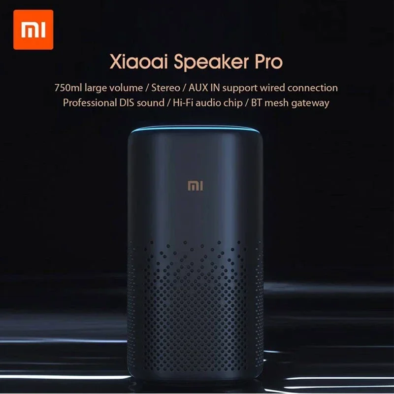 Xiaomi Xiaoai Speaker Pro 750ml Sound Cavity AUX IN Wired Hi-Fi Infrared Remote Control Bluetooth Mesh Gateway Ingenious Tuning