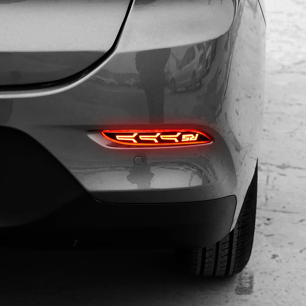 Car Rear Bumper Reflector Light Dynamic LED Lamp Tail Brake Light For Chevrolet Cavalier 2020 2021 2022