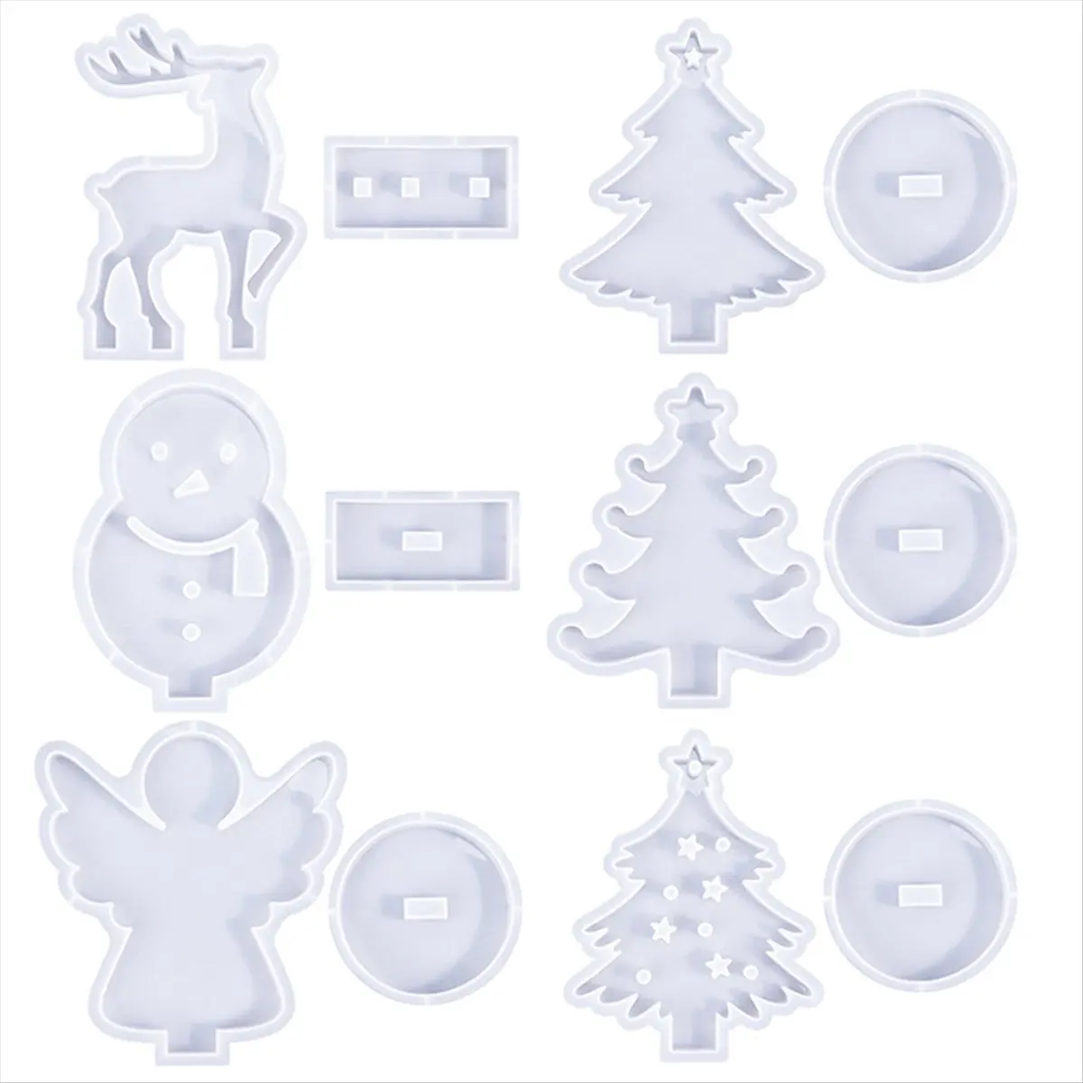 【POPULAR PICK】Lovely Angel Silicone Mold Hollow Christmas Art DIY Products Angel Resin Mold Home Furnishing