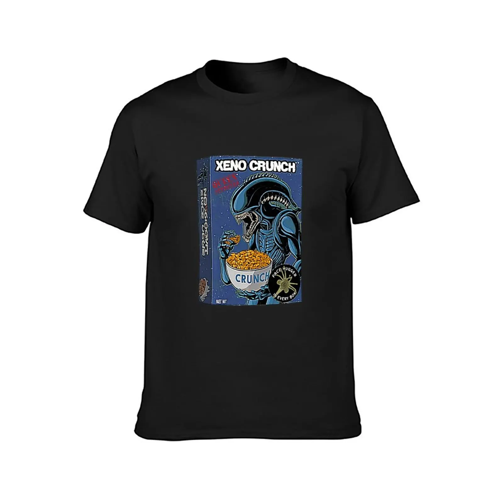 XENO CRUNCH - Alien Cereal T-Shirt plus size tops cute clothes plus sizes quick drying mens graphic t-shirts big and tall