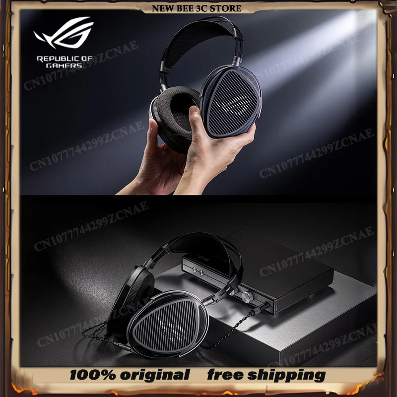 Sales ROG Kithara Limited Edition Headphones Customized Wired Hifi Music Headphones With Mic 100mm Diaphragm Unit Gift Laptop