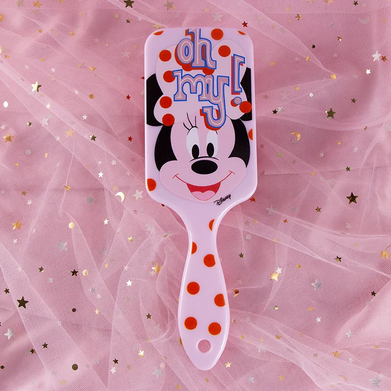 Disney Mickey Minnie Mouse Air Cushion Massage Combs Cartoon Figures Square Comb Hair Brush Hairdressing Tool Kid Birthday Gifts