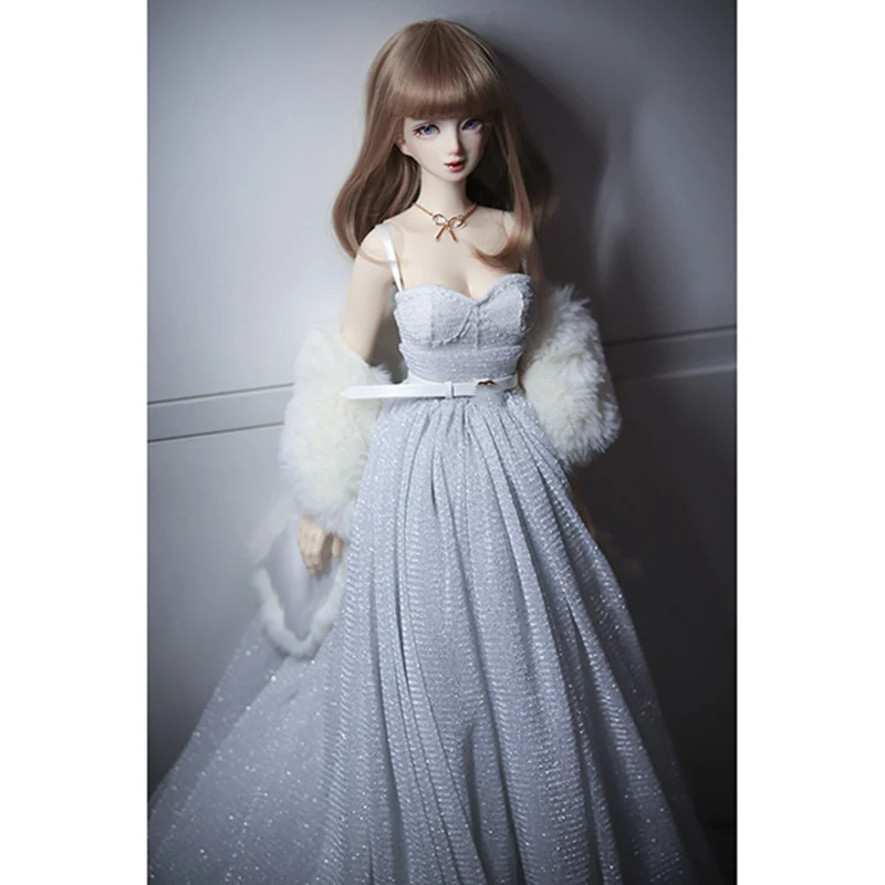 

Barbi OB27 1/6 фигурная кукла 1/4 1/3 BJD скользящее сказочное платье + шарф для BJD/SD YOSD MSD SD13 EID Big Girl Одежда Аксессуары A1459