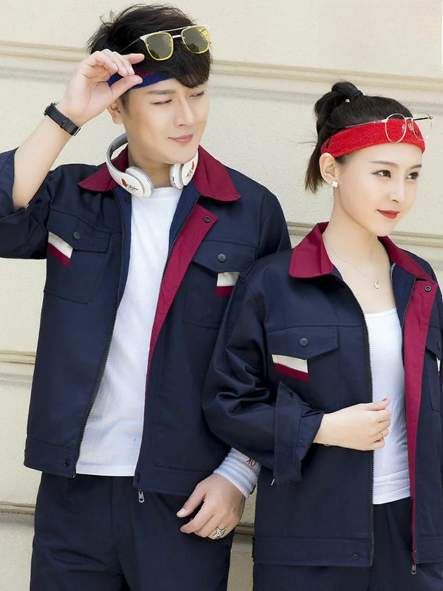 

Long Sve Work orm Set for Men And Women Spring Autumn Wear Resistant Welding Repair Labor Protection Clothing...