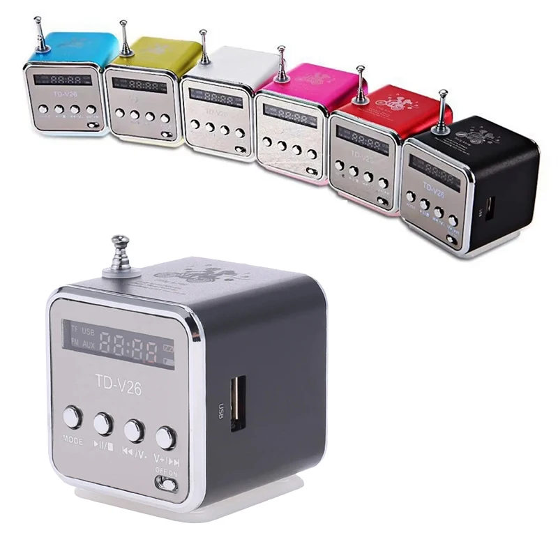 Mini Radio FM Bluetooth Speaker Portable Small Wireless Musi