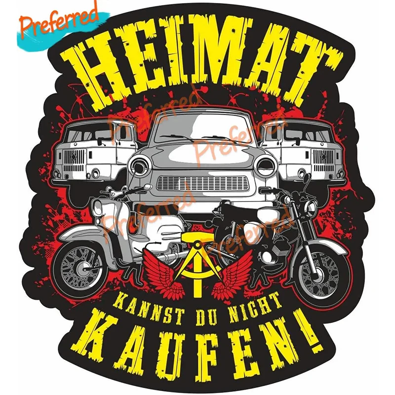 

Weatherproof for The East 12 or 40 Cm Sticker Germany DDR OST High Quality KK Vinyl Cover Scratches PVC Car Sticker Decal