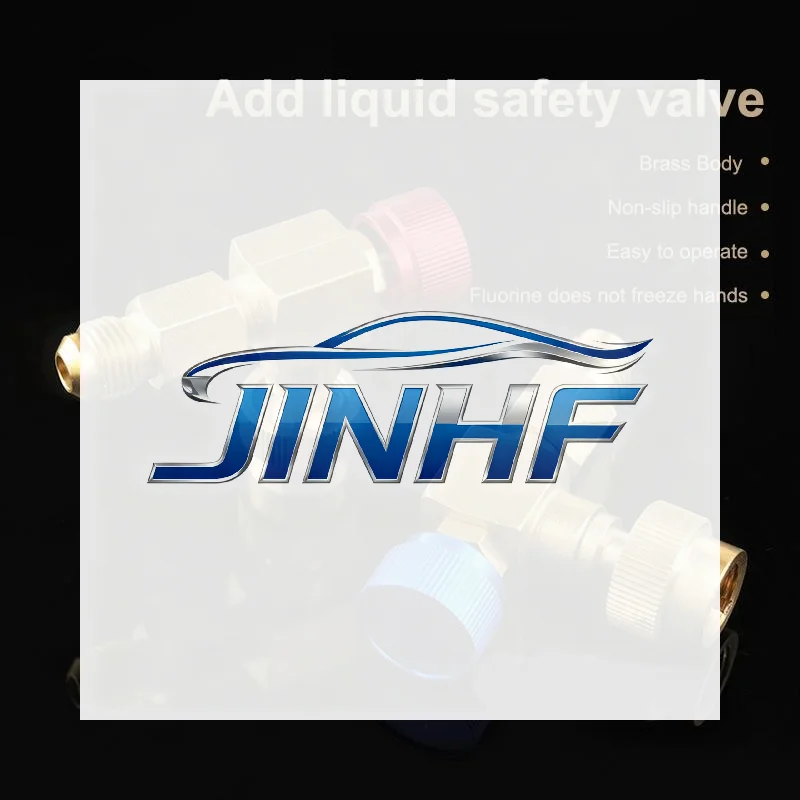 

1 шт. Адаптер предохранительного клапана для заправки кондиционеров хладагентами R22 и R410, адаптер для безопасной подачи жидкости