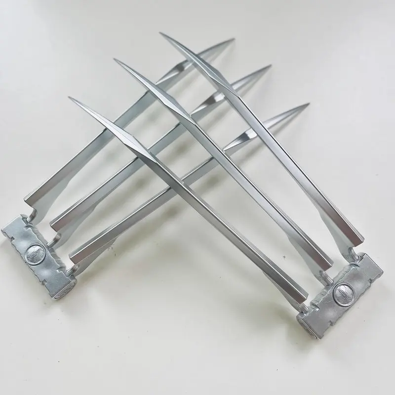 2pcs Movie Cosplay Props Logan Claws ABS Weapons Halloween Party Costumes Figure Toys Cheap