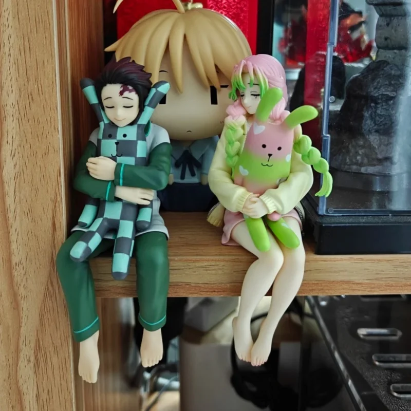Nessuna scatola originale giapponese Anime Pigiama Serie Kamado Nezuko/Kamado Tanjirou/Uzui Tengen Action Figure in PVC Decorazione della stanza Regalo