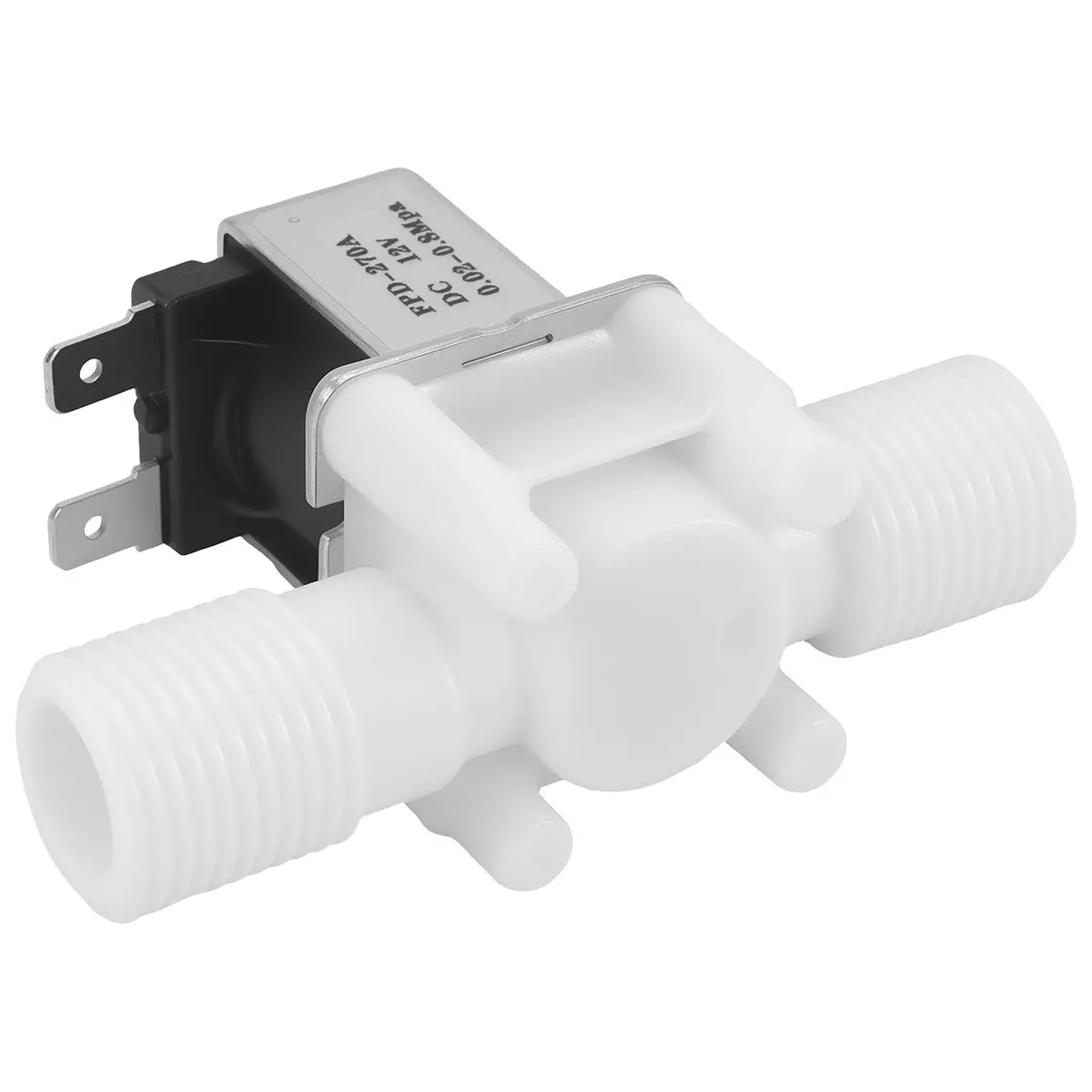 【~ New A88T】12V 1/2inch Plastic Electric Solenoid Valve Magnetic Water Air Normally Closed