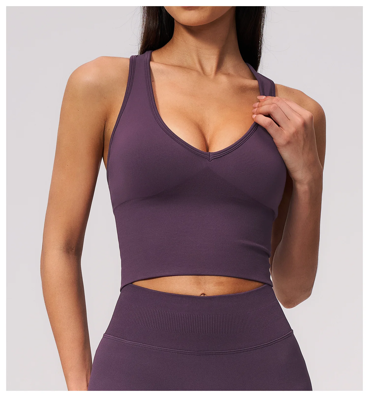 Designer Nahtloses Yoga Crop T – Seamless Ribbed Workout Tank Top Bewertung und Preis