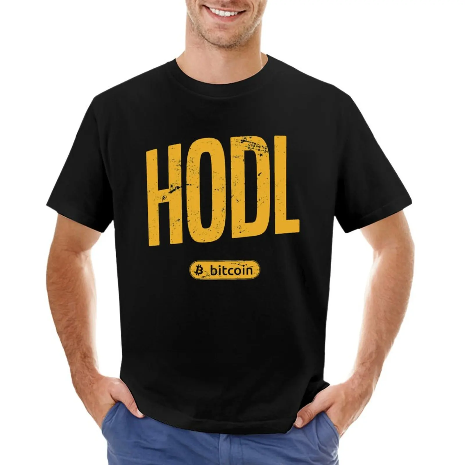 HODL Hold Forever Bitcoin Crypto T-Shirt summer top new edition man clothes man t shirt t shirt men