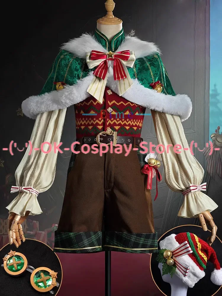 Edgar Valden Cosplay Costume Game Identity V Painter Cosplay Christmas Party Suit Halloween Uniforms Custom Made