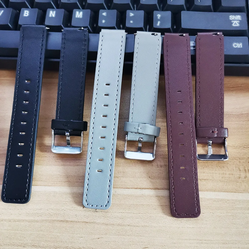 16mm Leather Watch Strap for HUAWEI TalkBand B6 B3 Wristwatch Band Belt Replacement Smartwatch Accessories