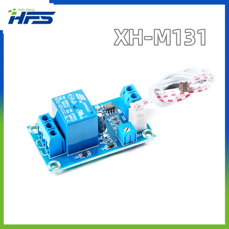 

XH-M131 DC 5V 12V 24V Light Control Switch Photorelay Photoresistor Relay Module Detection Sensor brightness Automatic Control