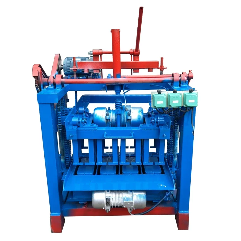 High Quality Concrete Block Cement Brick Making Machine, Customizable Molds Selling Well, Electric Diesel Brick Making Machine