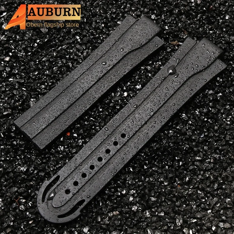 12mm raised rubber strap for ORIS 7740 diving watch strap 7730 special raised rubber watch strap for racing sports Williams band