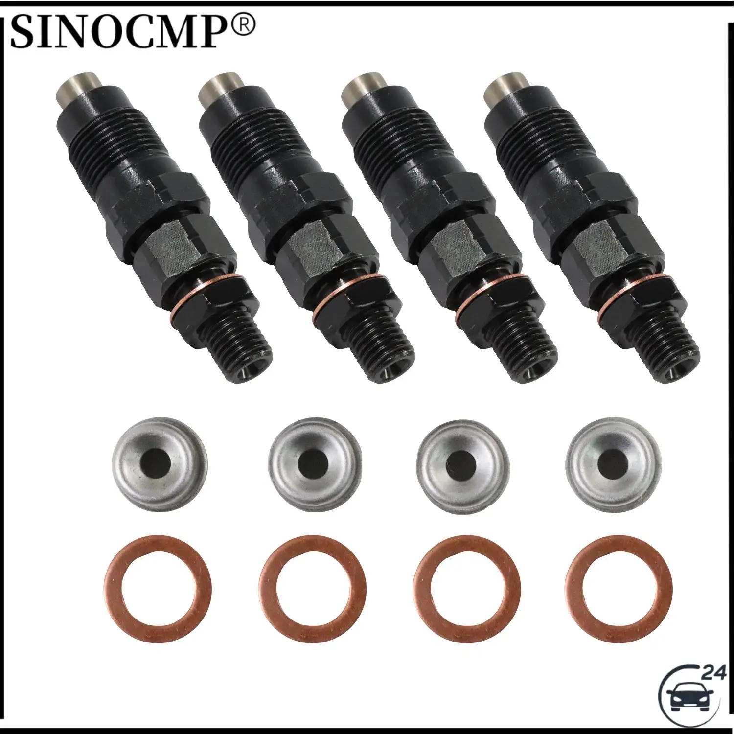 

4PCS 16600-43G23 TD27 Fuel Injectors Fits For NISSAN NAVARA TD27 D21 2.7L Diesel Injectors Engine Diesel Auto Repair Parts