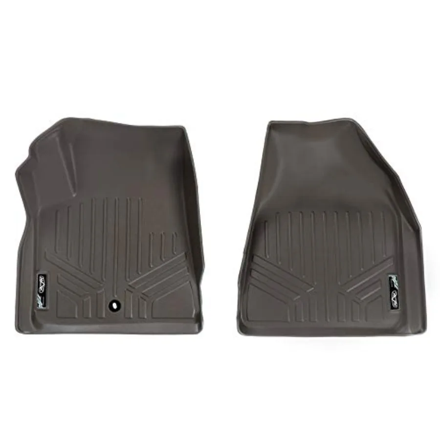 

Custom Fit 1st Row Floor Mat Liner Set for 2009-2010 Chevrolet Traverse Durable Rubber Material Black Color Perfect Fit with No