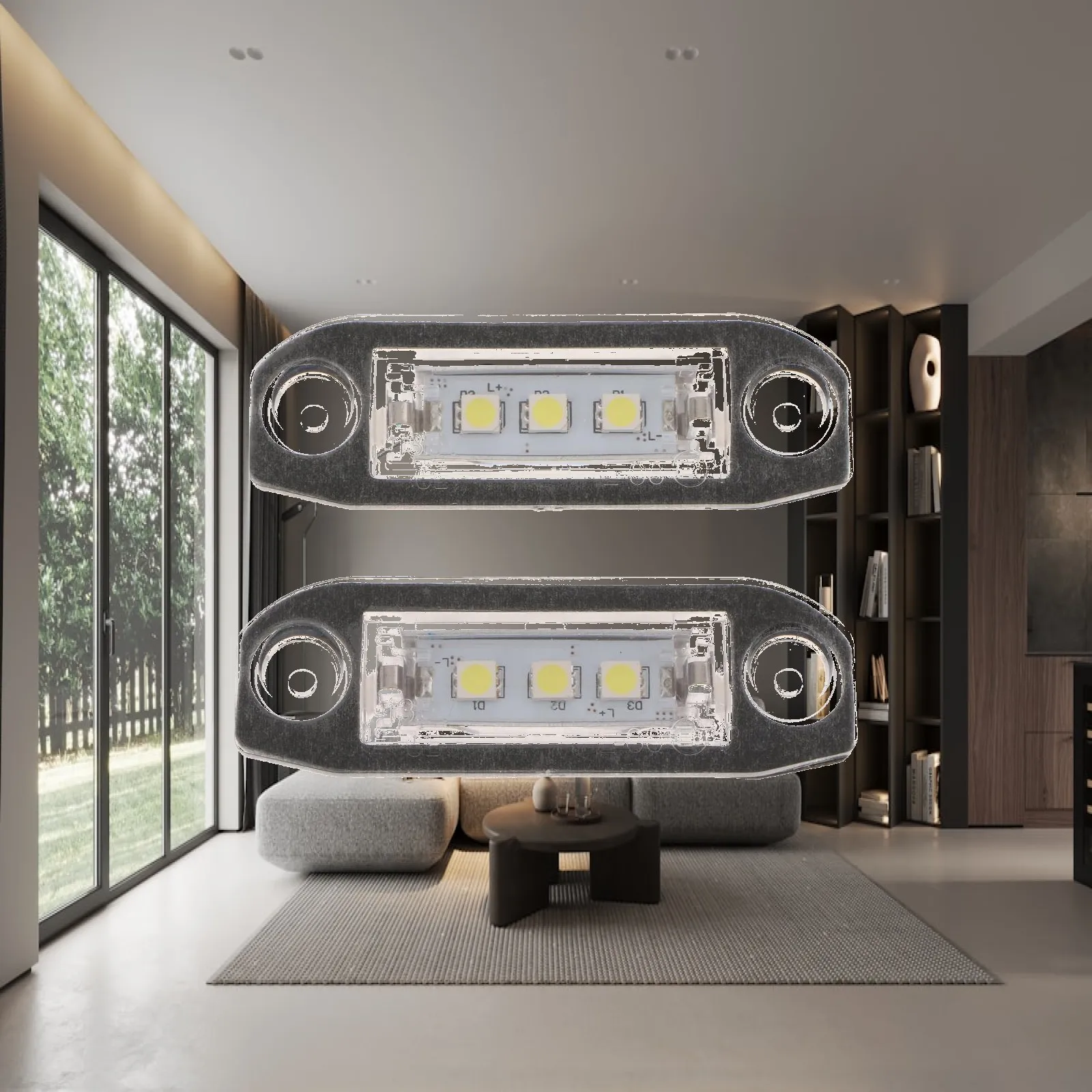 Energy Saving 12V LED Number Plate Light for Volvo S80 XC90 S40 V60 XC60 S60 V70 C70 V50 XC70 1.44W