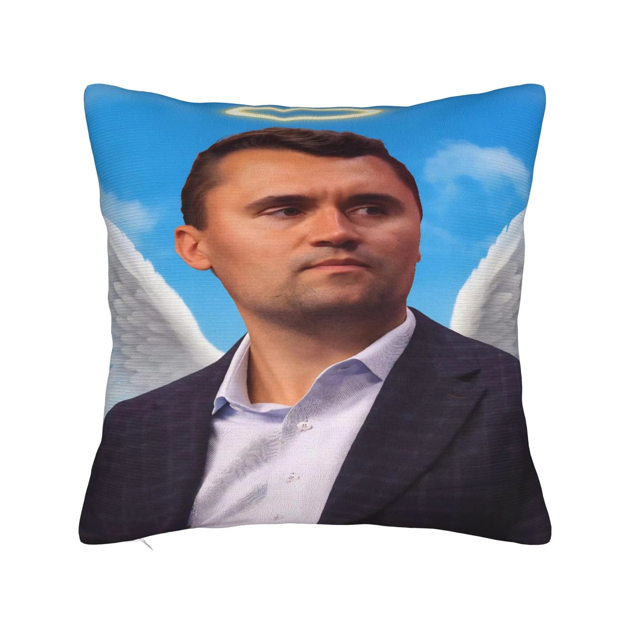 Dubbelzijdige Charlie Kirk R.I.P kussensloop, vintage zachte kussensloop voor bank en slaapkamer decor