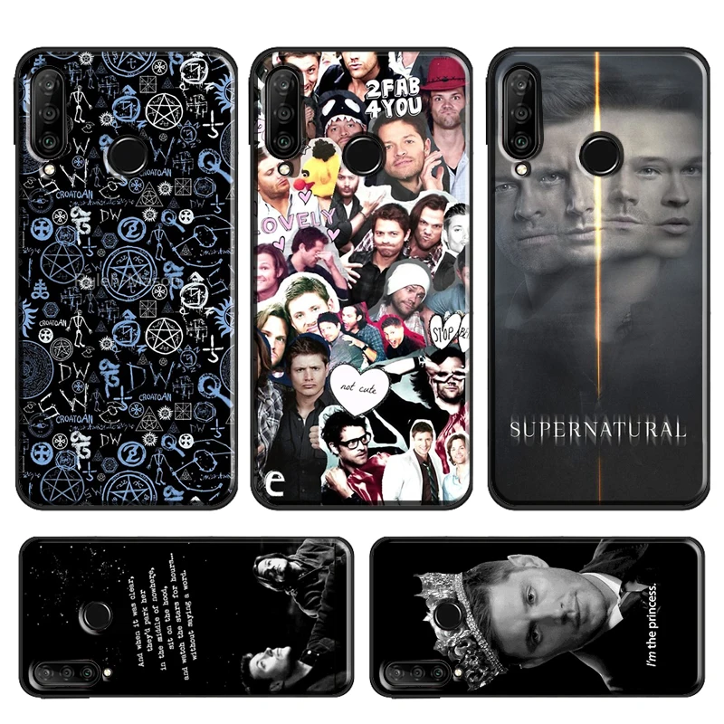 Supernatural Collage Case For Huawei P Smart 2019 Z P30 Lite P20 P40 Pro Mate 20 Lite Nova 5T Honor 50 10i 8X 9X