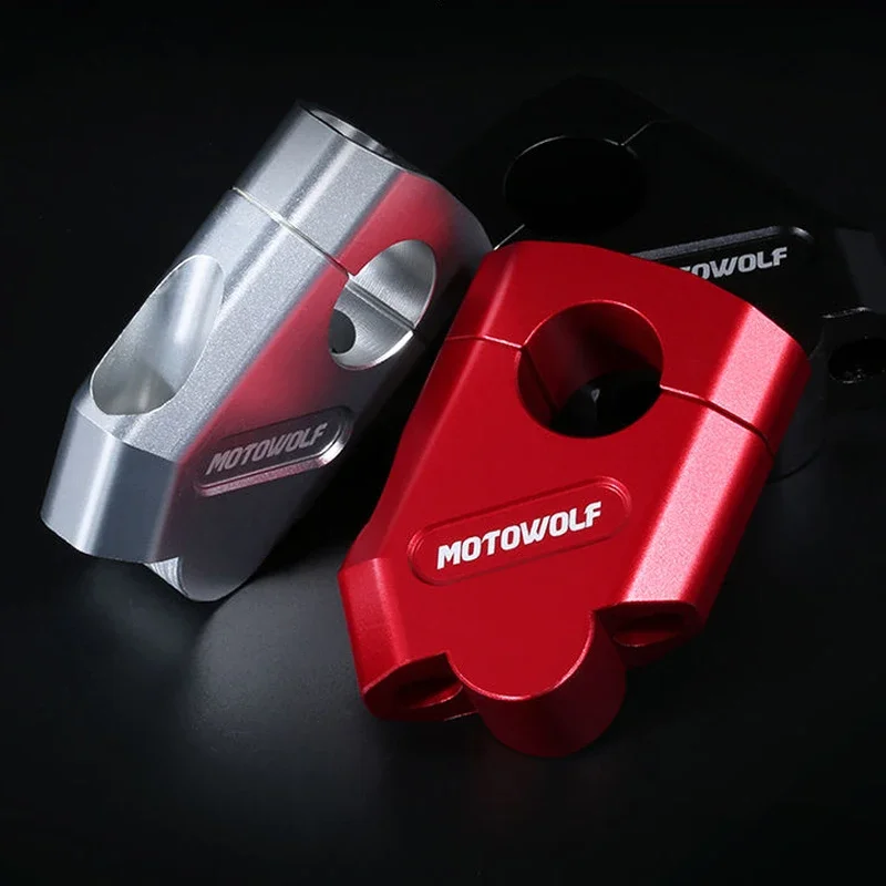 Motorcycle Handlebar Riser Bar Mount Handle Clamp Universal 28mm 22mm For Honda For BMW R1200GS For YAMAHA MT07 MT09 image 6