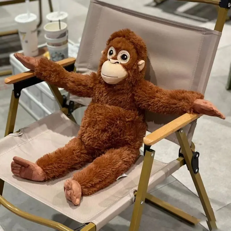 

Animal Interesting Creative Orangutan Plush Toy Long Arm Cute Hanging Stuffed Soft Toy For Kid Bedroom Decor Wholesale Gift