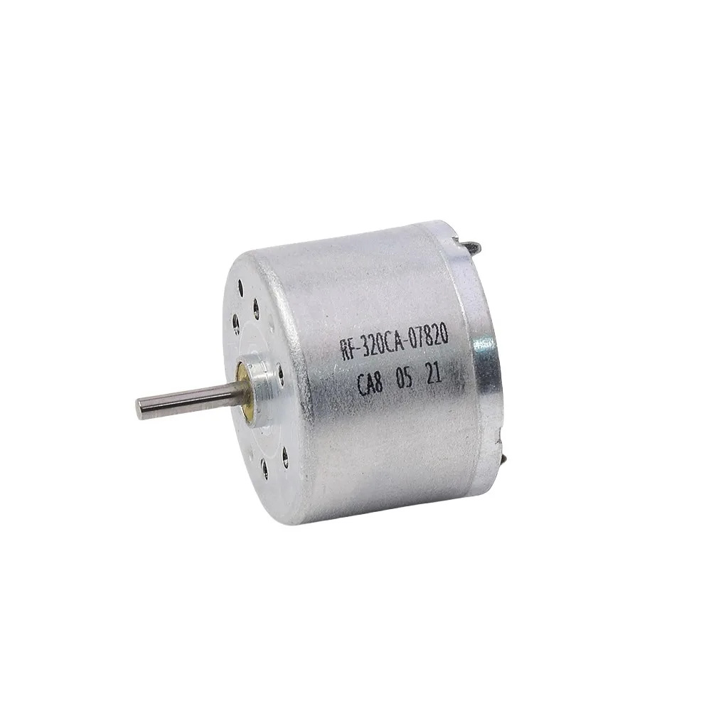 Micro 24mm Round RF-320CA-07820 DC 12V-24V 15V 18V 6750RPM Mini Electric Motor for Sweeper Robot Home Appliance