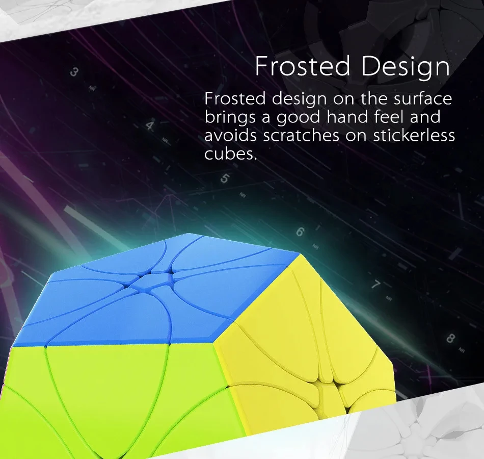 Moyu meilong-魔法の立方体のおもちゃ、4つの葉のクローバー、二重串、偏光、mapleの葉、キューブ、パンドラスクエア-1、透明形状