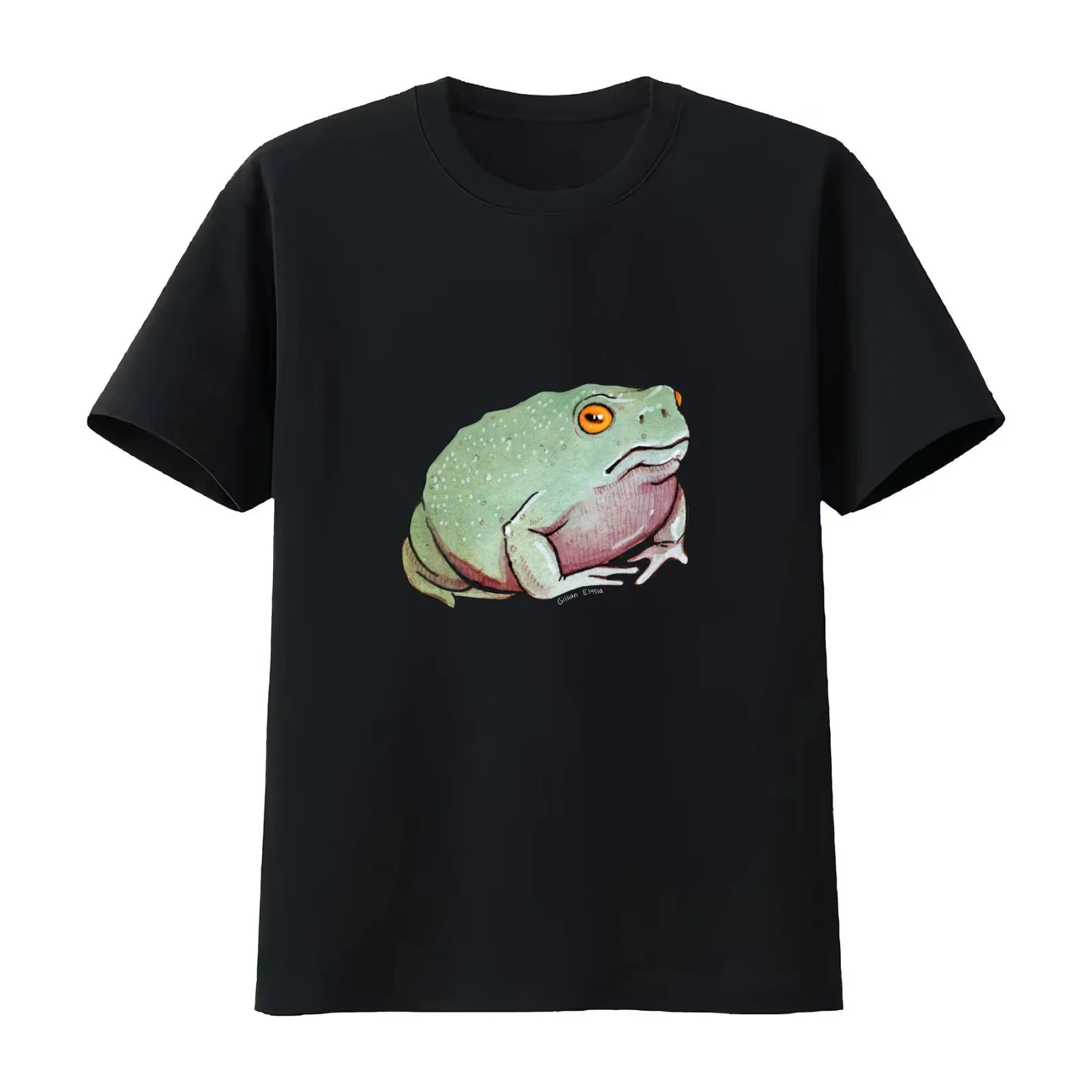 Quentin the Toad T-Shirt Summer Casual Cotton Tee Oversized Streetwear Tops Vintage Graphic Print Loose Fit Short Sleeve