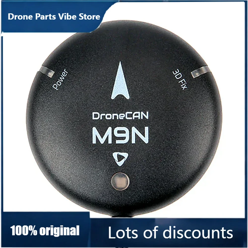 

FyHolybro DroneCAN M9N GPS Module IST8310 Compass Tri-Colored LED Indicator for CAN Protocol ArduPilot and PX4 Flight Controller