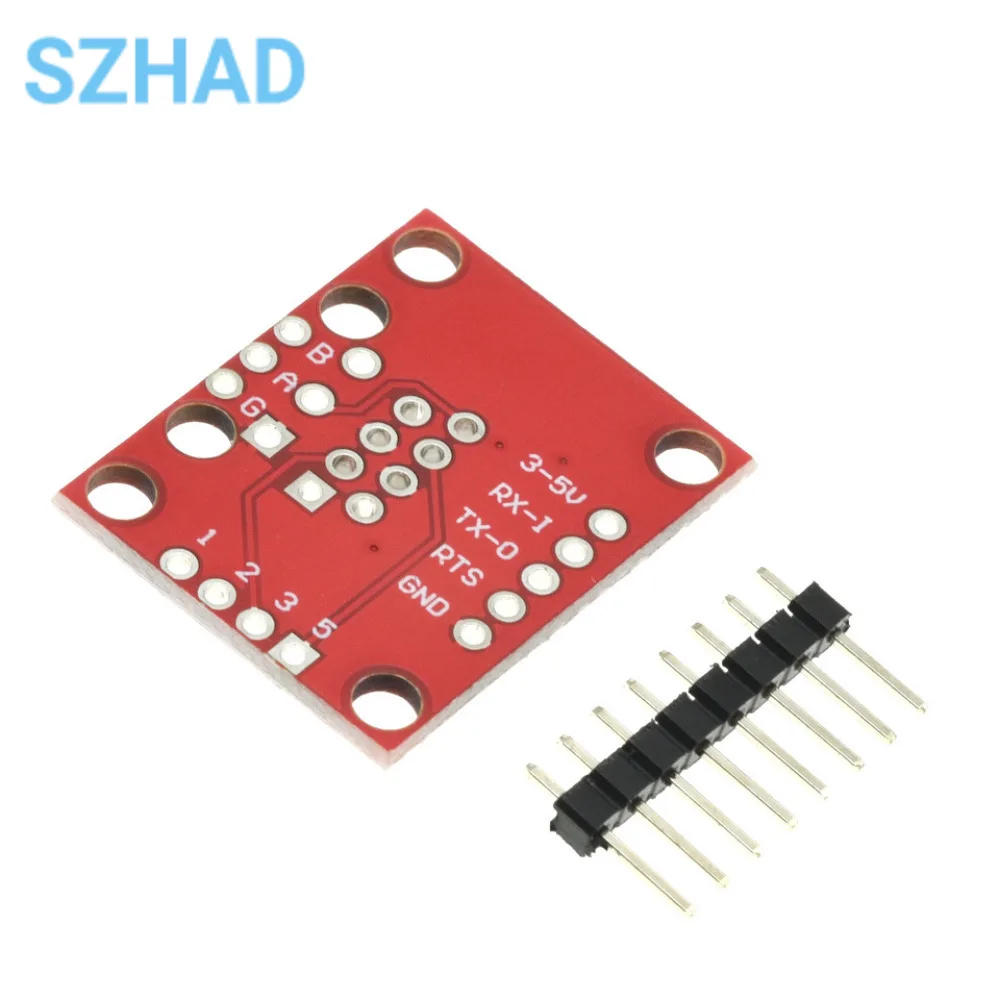 SP3485 RS485 to TTL Module, MAX485 Breakout Board for UART Communication Converter Industrial Control & IoT Systems