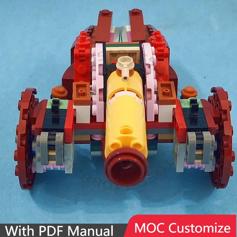 183 PCS Customize howitzer MOC Customize Modular Building Block Kids Design Educational Creative Design DIY Holiday Toy Gifts