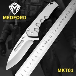 Outdoor knife D2 steel quick open folding knife fishing camping knife emergency tools fruit knife self-defense knife