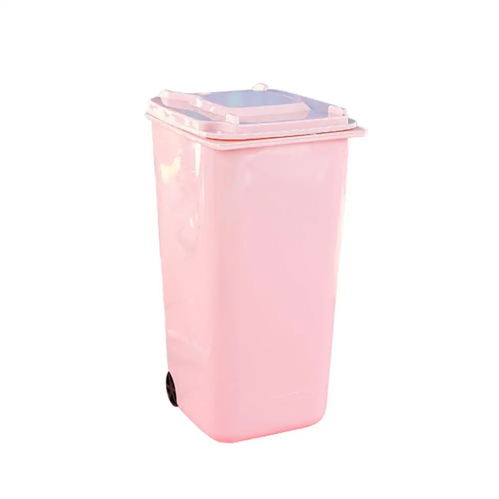 

3 Pcs Mini Trash Can Pen Holder Desk Organizer for Office Supplies Pencil Cup Storage Solution Nestable Design Extra Capacity
