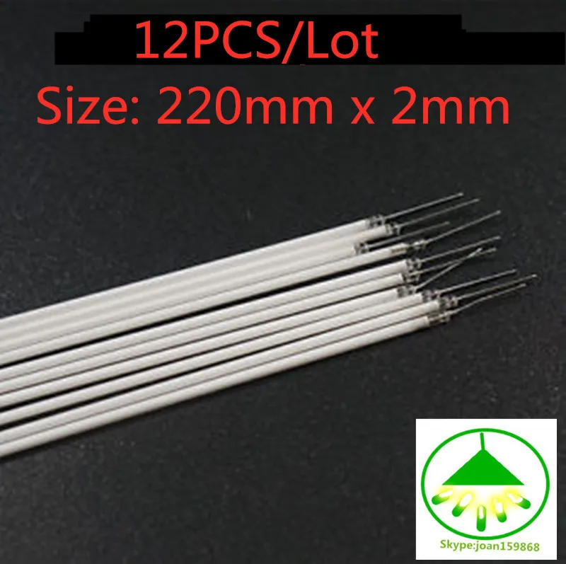 FOR 12pcs/Lot  High quality 220mmx2.0mm CCFL backlight lamp tube for 10.4 inch 10.4'' Laptop LCD monitor New